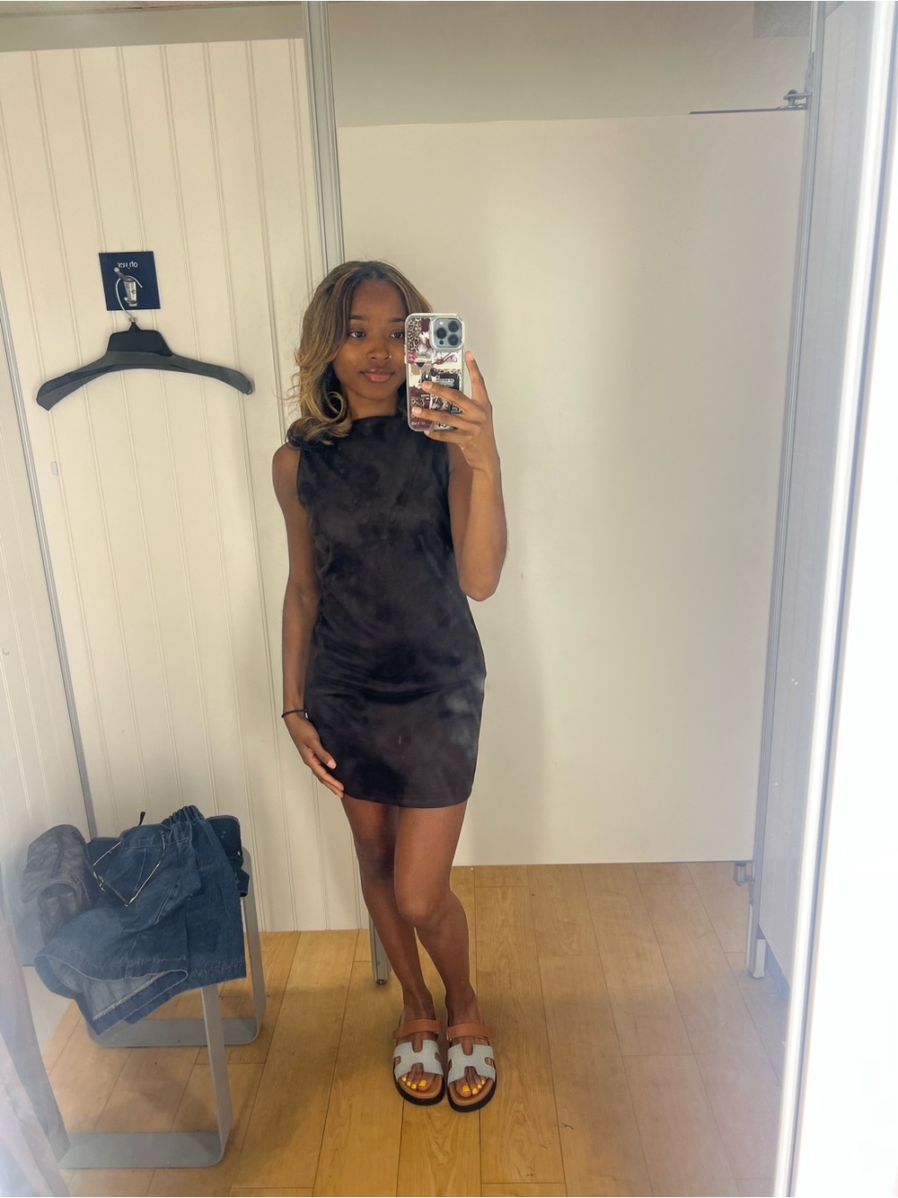 Chocolate Suede Mini Dress